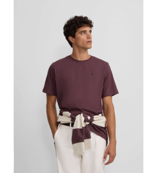 Bordeaux mini-logo t-shirt