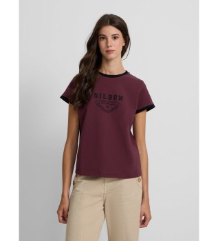 Bordeaux varsity t-shirt