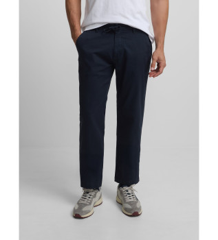 Sport casual jogger trousers navy