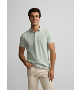 Classic plain light blue polo shirt