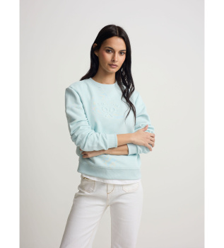 Sweat classique bleu