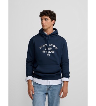 Camisola desportiva Silbon azul-marinho