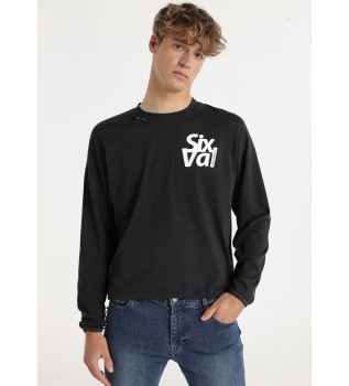 Sweatshirt Skateboard schwarz