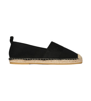 Espadrillas di tela nera