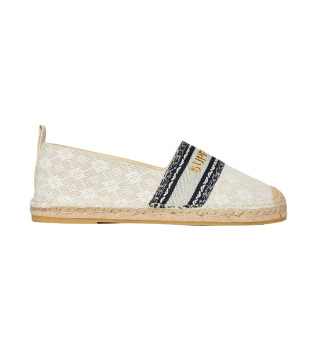 Espadrillas in tela beige