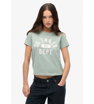T-shirt athlétique ajusté vert