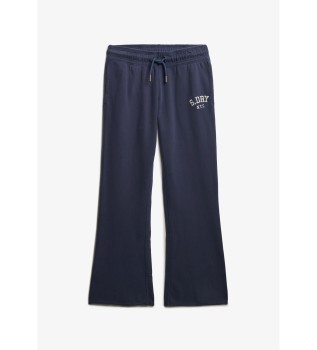 Pantalon Athletic Emb Flare Jogger Navy