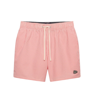 Seer Sucker swimsuit 15 coral