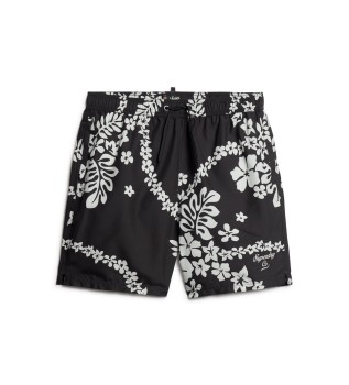 Recycled Hawaiian swimming costume black