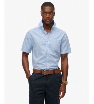 Camisa City Cotton Linen azul