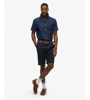 Navy Linen City Shirt