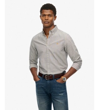 Chemise Classic Oxford rayures marine