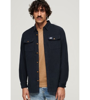 Camicia in velluto a coste Trailsman blu scuro