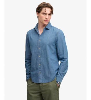 Chemise Essentials Chambray bleue