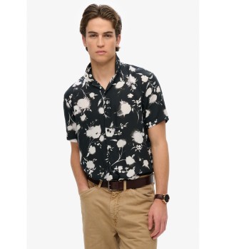 Potiskana majica s kratkimi rokavi črna