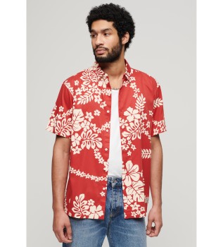 Hawaiian shirt red