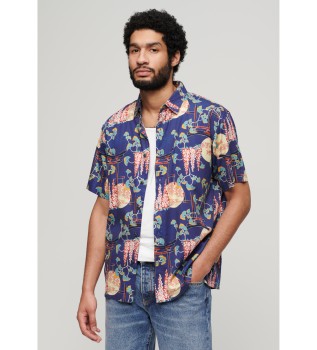 Hawaiian shirt navy