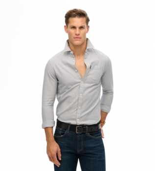 Essentials Oxford-Hemd blau