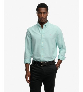 Turquoise Preppy Oxford Shirt