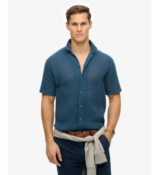 Navy Texture Shirt