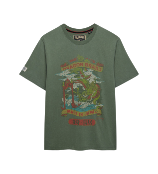 T-shirt Tokyo Relaxed verde 