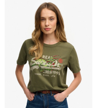 Camiseta Tokyo Vintage verde