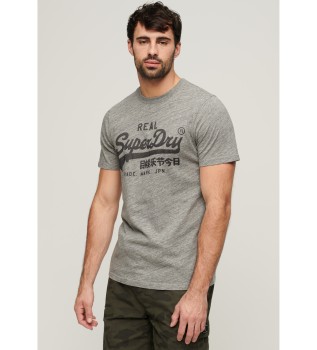 T-shirt avec logo Vintage Logo gris