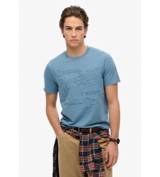 Bl T-shirt til arbejdstj