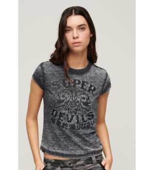 Retro Rocker short sleeve t-shirt grey