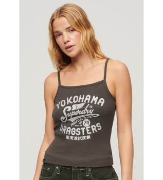 Retro Rocker graphic T-shirt black