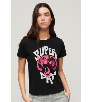 Lo-fi Rock graphic T-shirt black