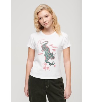 T-shirt Komodo Kailash Dragon blanc