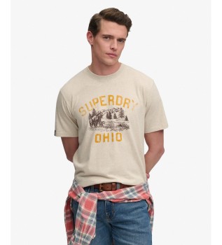 T-shirt Wild Frontier beige