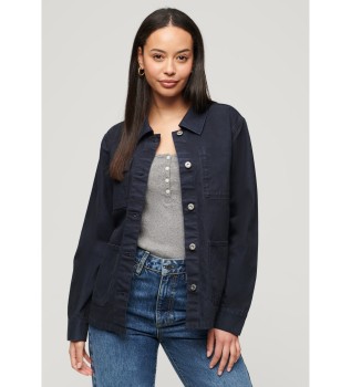 Cazadora de lona Chore marino