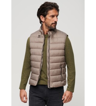 Gilet matelass lger beige