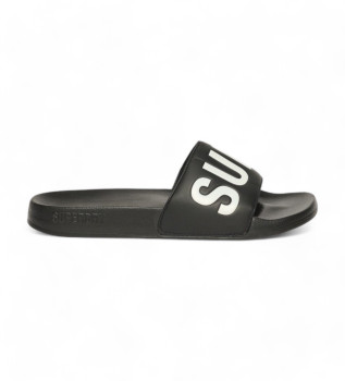 Vegan pool flip flops Core black