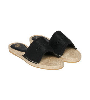 Espadrillas di tela nera