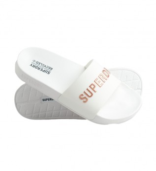 Flip flops med Code-logotyp vit