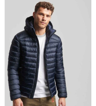 Fuji Sport Hooded Quilted Jacket Navy (veste matelasse  capuche)