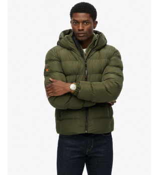 Veste de sport matelasse verte 