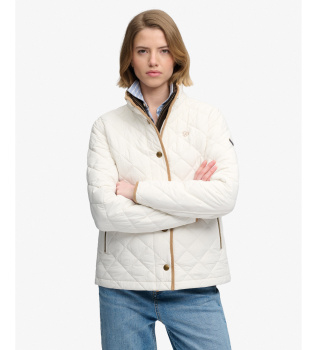 Gefütterte Jacke ?Estate Country? in gebrochenem Weiß