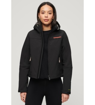 Veste à capuche Trekker softshell noir