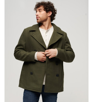Merchant Store wollen jas groen