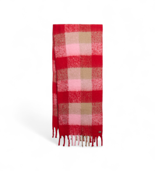 Foulard Check rouge