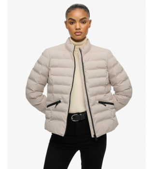 Gewatteerd jack City Fuji beige