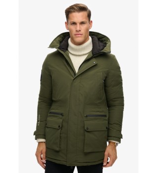 Quilted parka City green