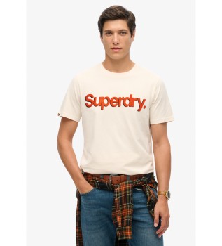 Classic Core Logo Shadow beige T-shirt