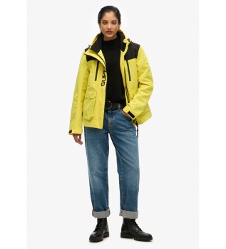 Colour Block Ult Coat yellow
