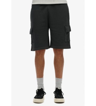 Pantaloncini neri a contrasto