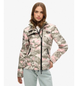 Jacke Windjacke Mountain Windbreaker rosa Camouflage